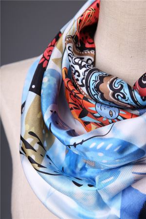 Benutzerdefinierte Seide 90 * 90cm