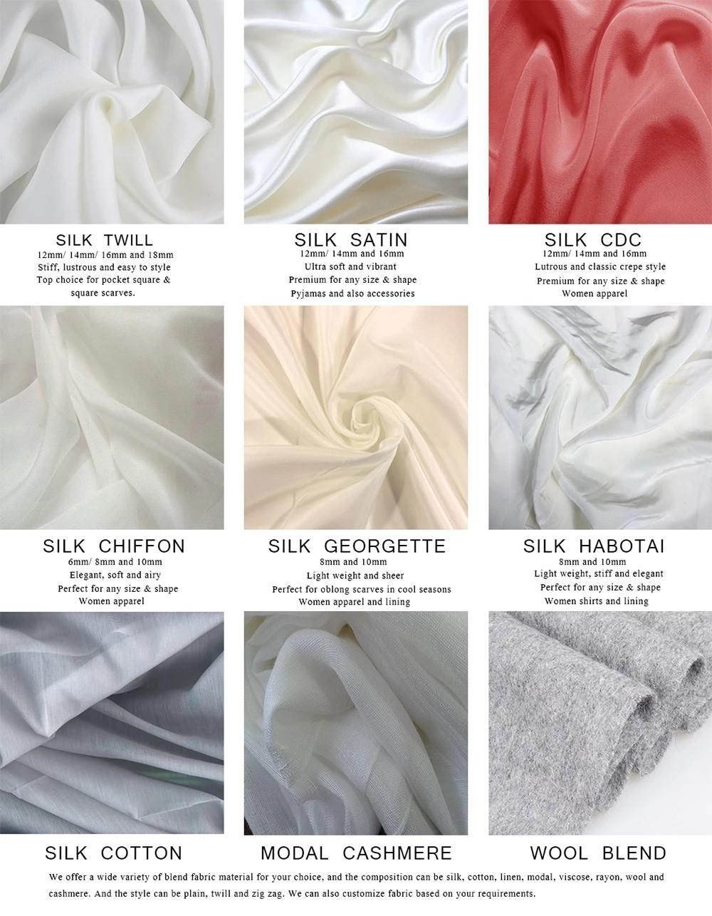 Coral Silk Chiffon Scarf
