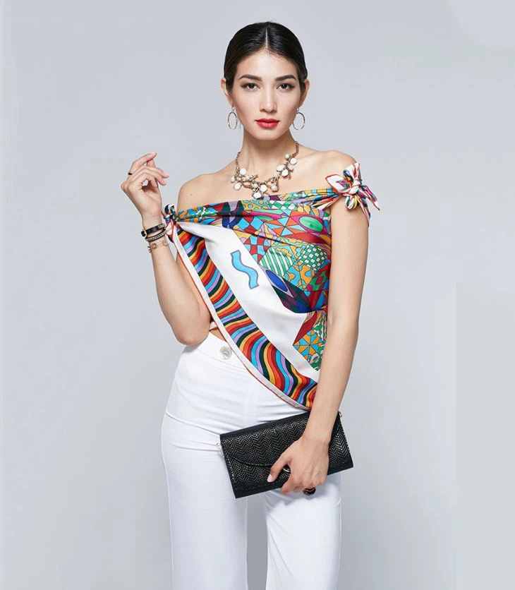 Colorful Silk Scarves