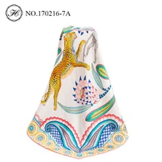 Animal Print Seidenschal