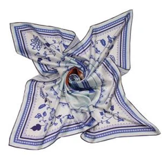 Bunter Seiden-Twill-Schal