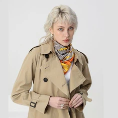Zwei farbige silk Halstuch-Frauen